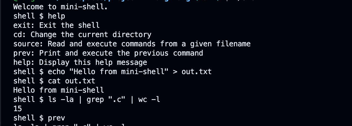 Unix Shell